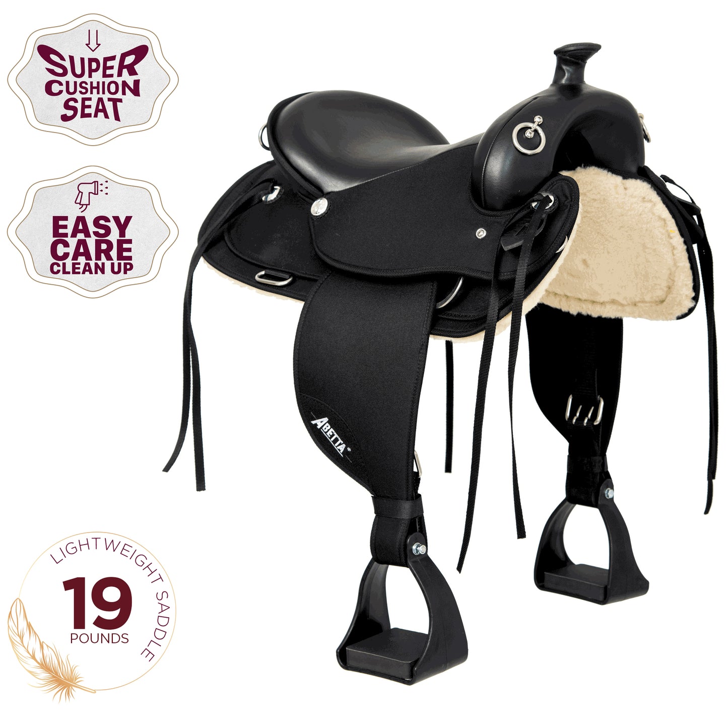 Abetta Draft Comfort Trail Saddle