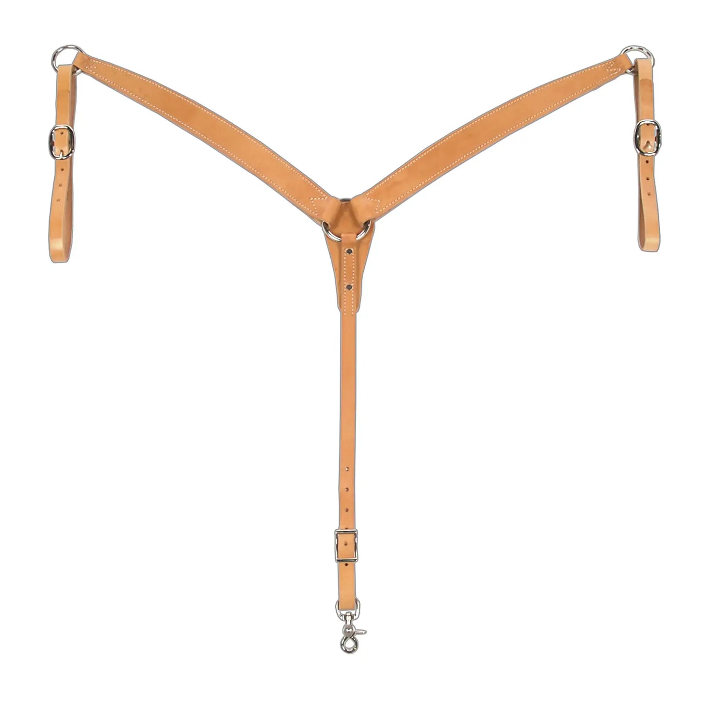 Fabtron Natural Leather Breast Collar - SKU 70201-N