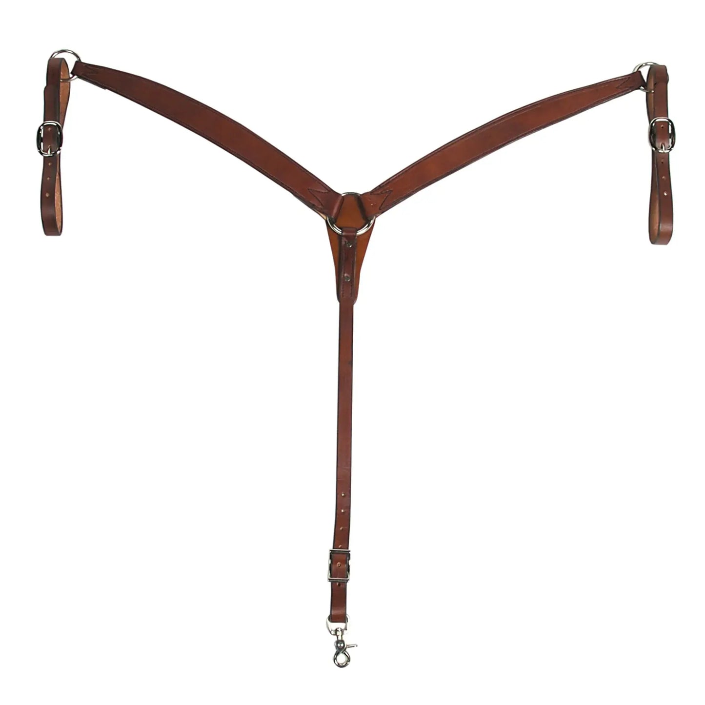 Fabtron Chestnut Leather Breast Collar - SKU 70202