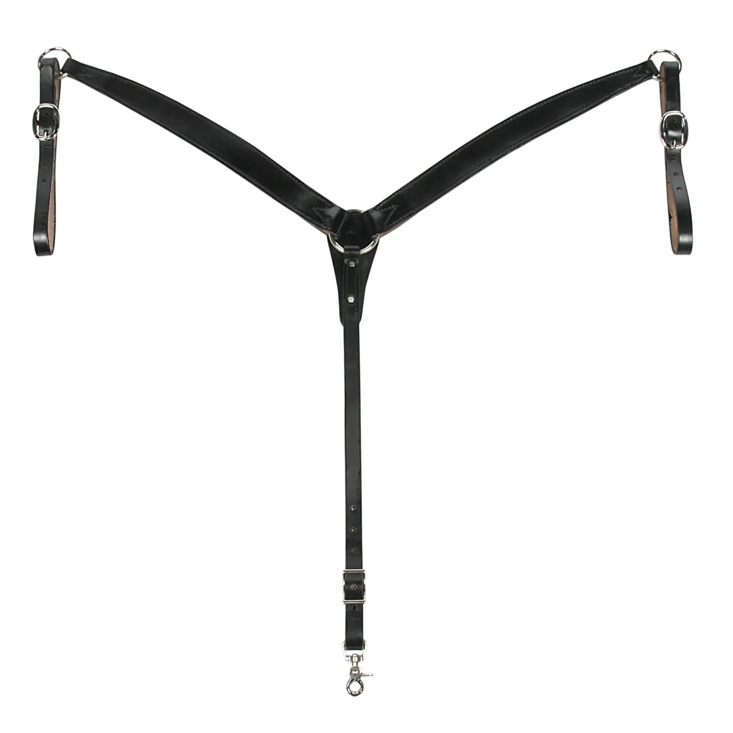 Fabtron Black Leather Breast Collar - SKU 70203