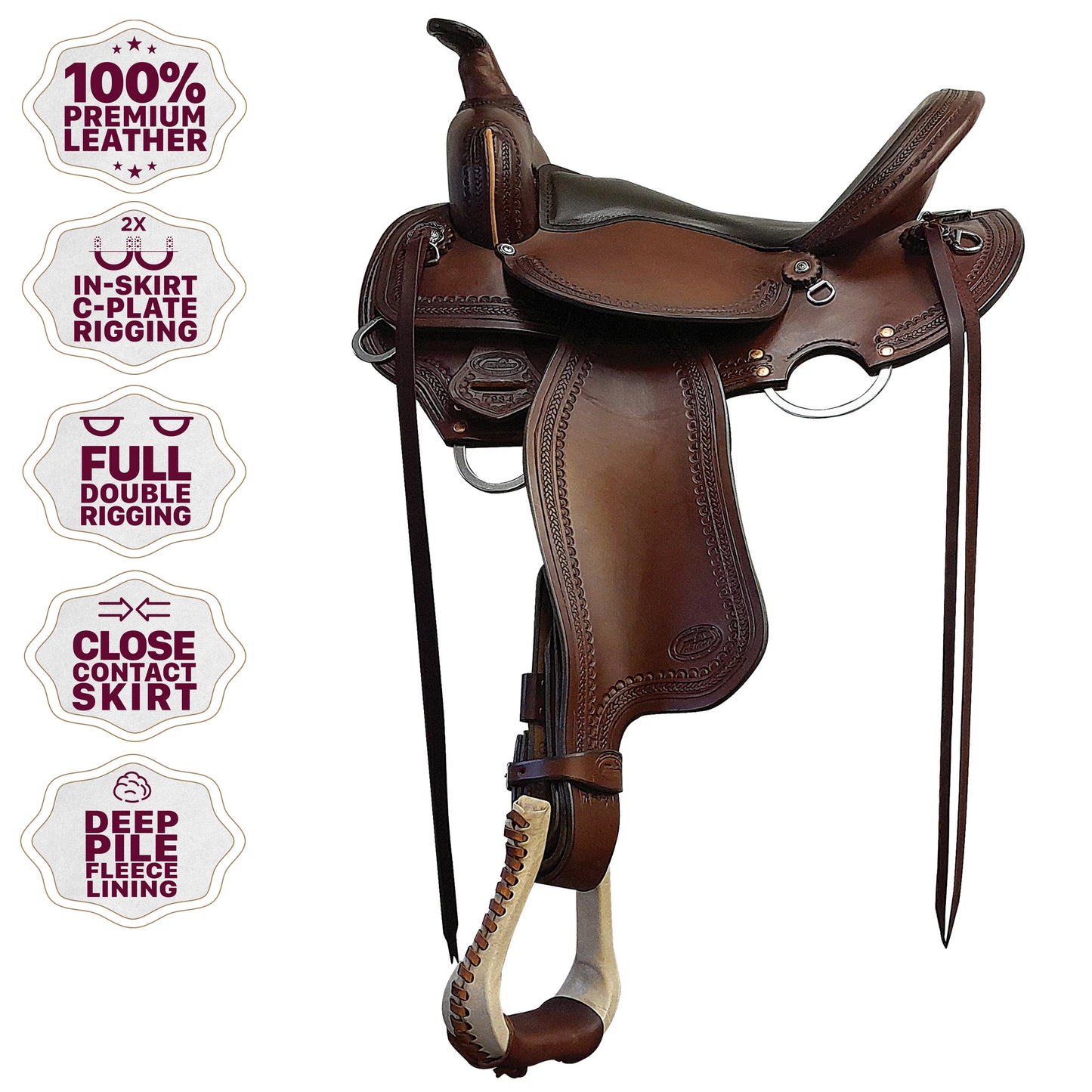 Fabtron Ultra Mule/Donkey Work & Trail Saddle