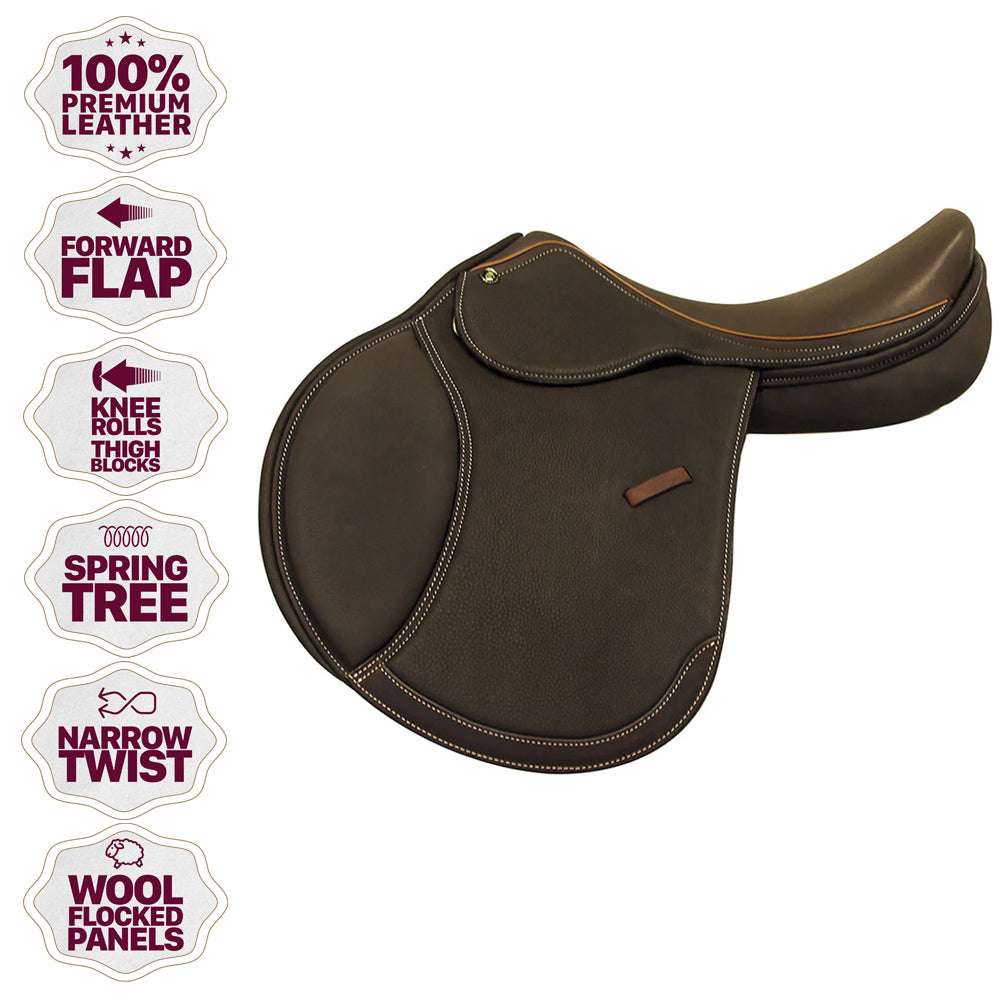 Pro-Trainer Arwen Deluxe Saddle with Forward Flap