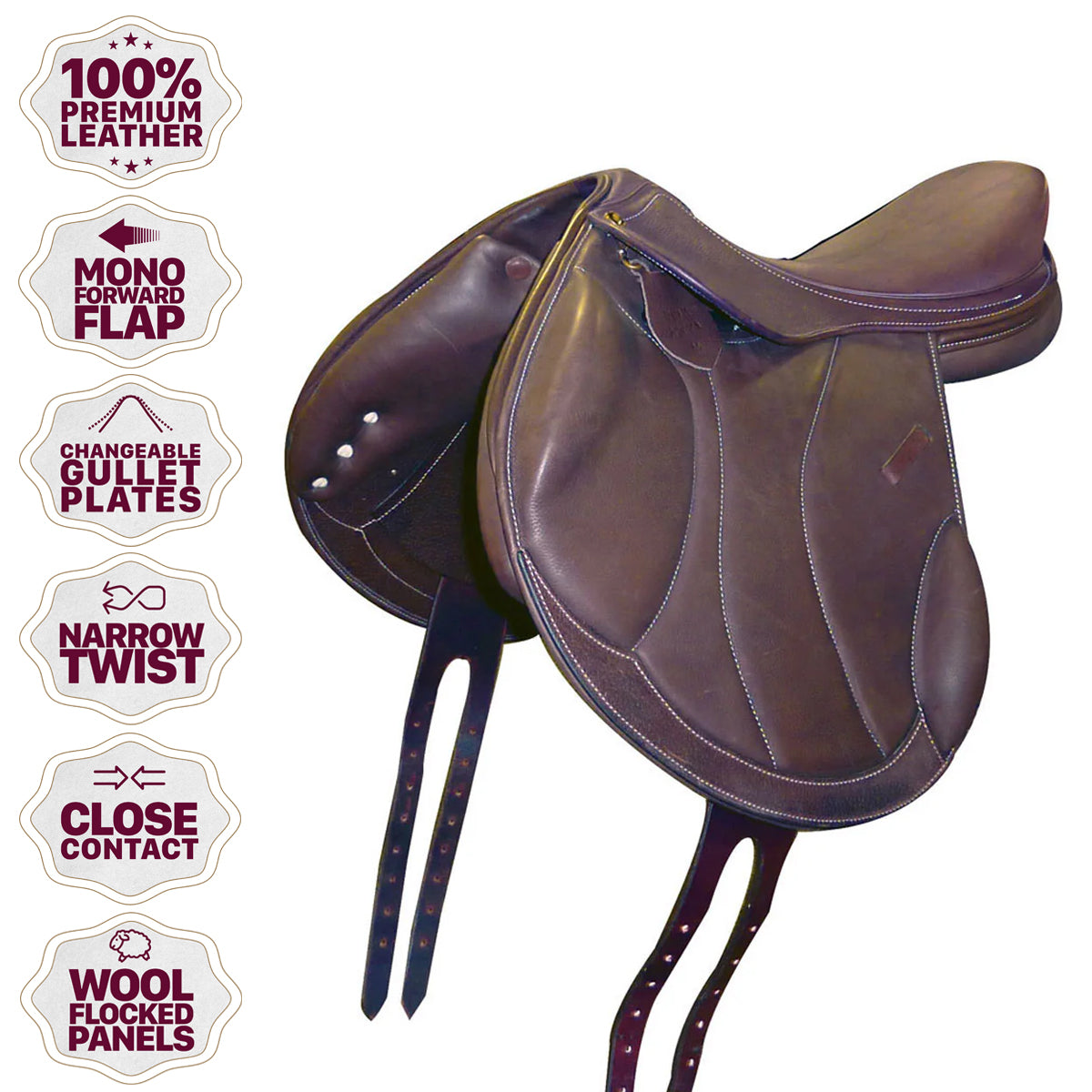 Pro‑Trainer Advanced Ride Deluxe Forward Flap IGS Saddle