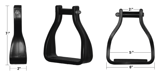 Abetta Bell Stirrups - Pair