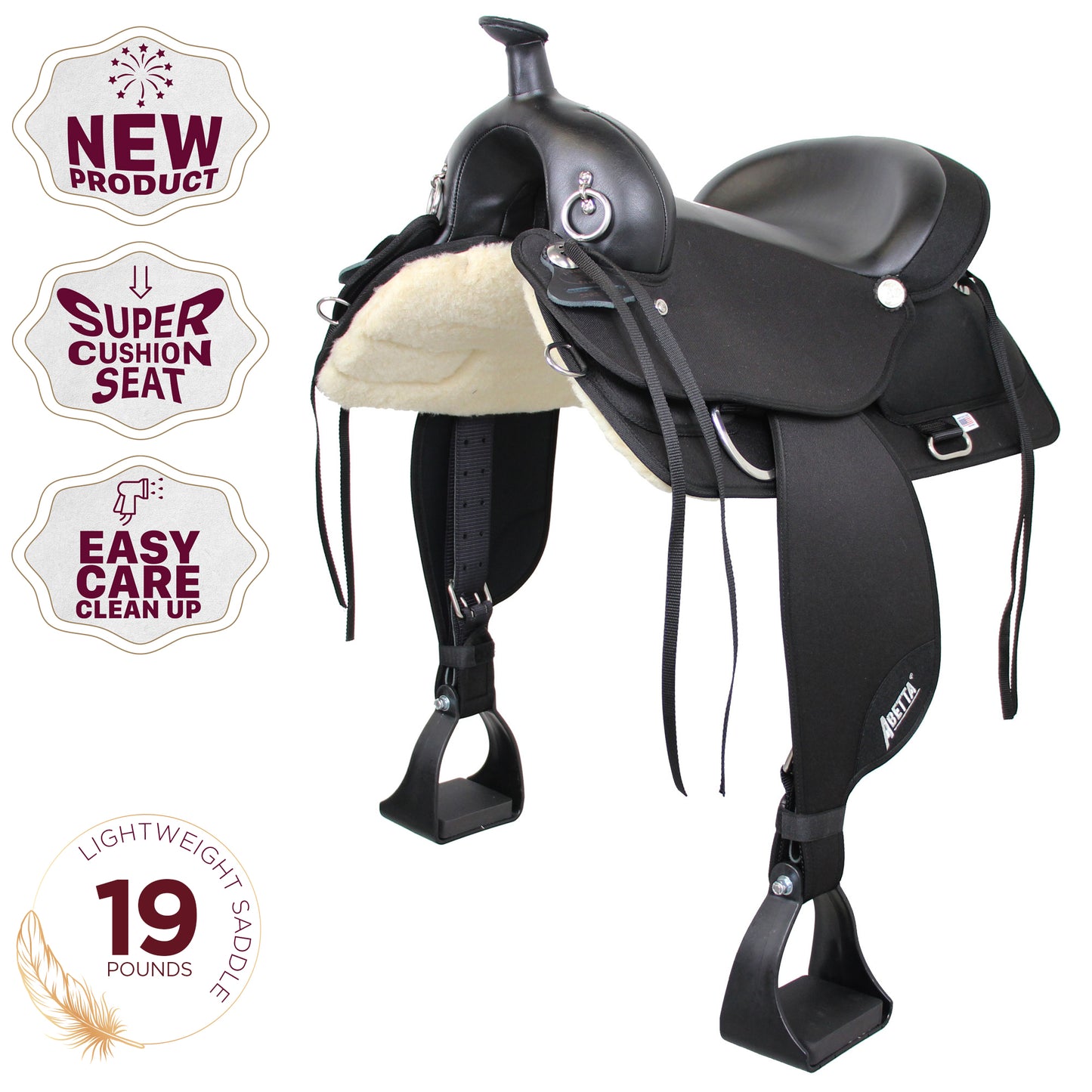 Abetta Deluxe Square Skirt Saddle - FQH Bars