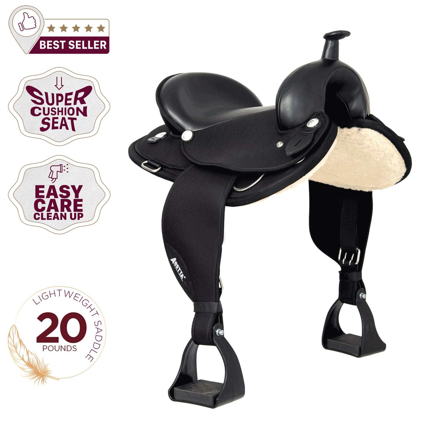 Abetta Gaited Comfort Trail Saddle