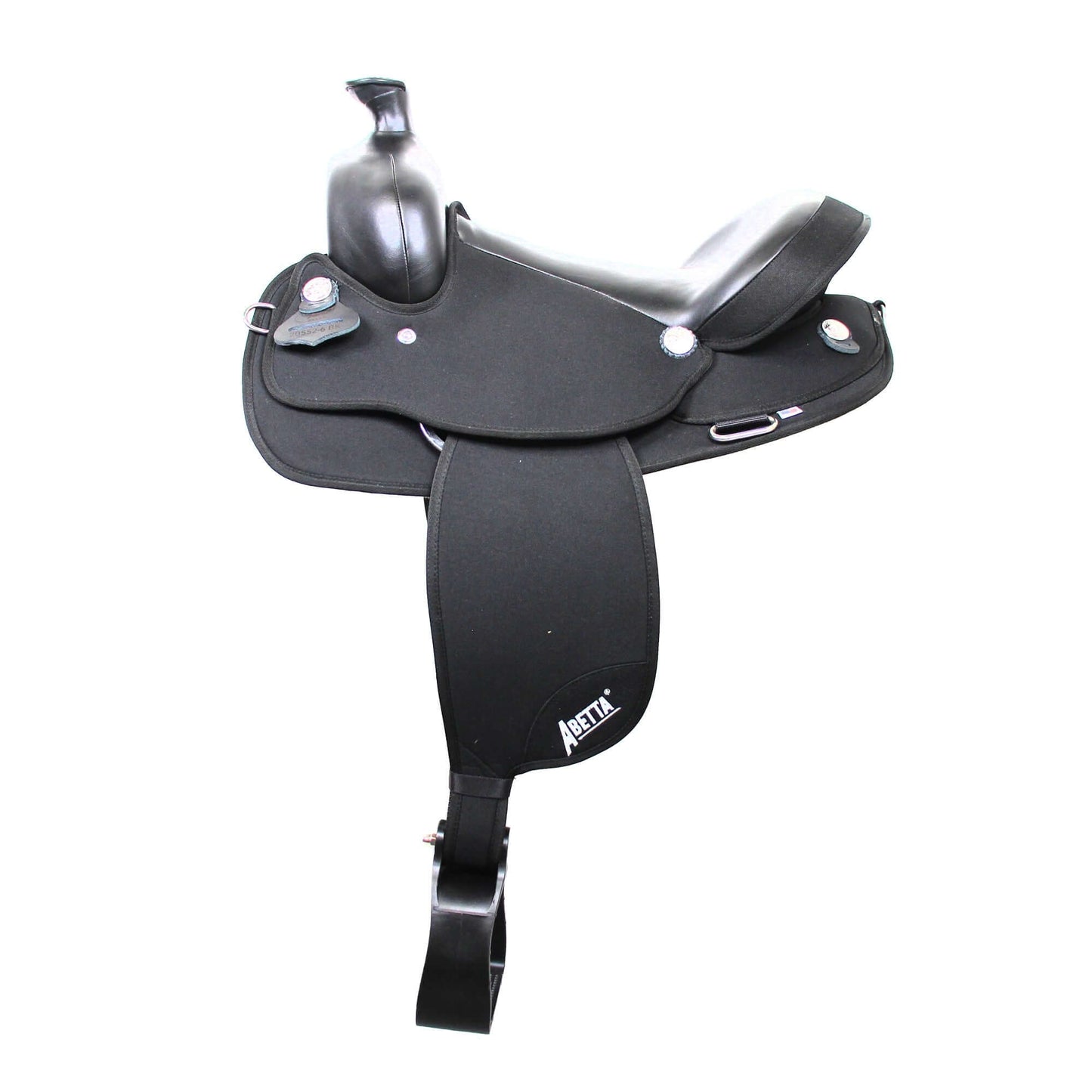 Abetta Draft Comfort Pleasure Saddle - side view - SKU 20552-5BK, SKU 20552-6BK, SKU 20552-7BK