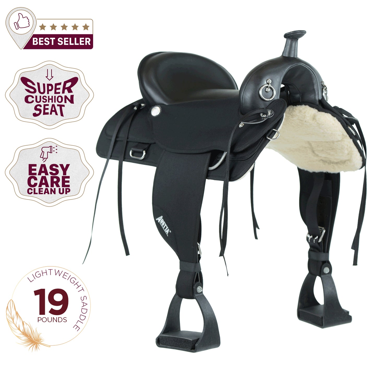 Abetta Brushpopper Saddle - FQH Bars