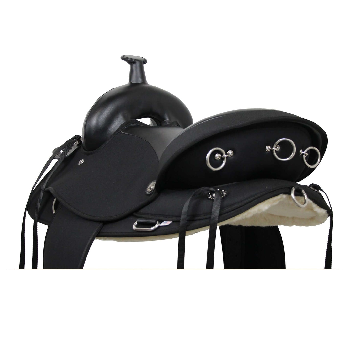 Abetta Trail Finder - FQH Bars - back angle view - SKU 20556-5BK, SKU 20556-6BK, SKU 20556-7BK