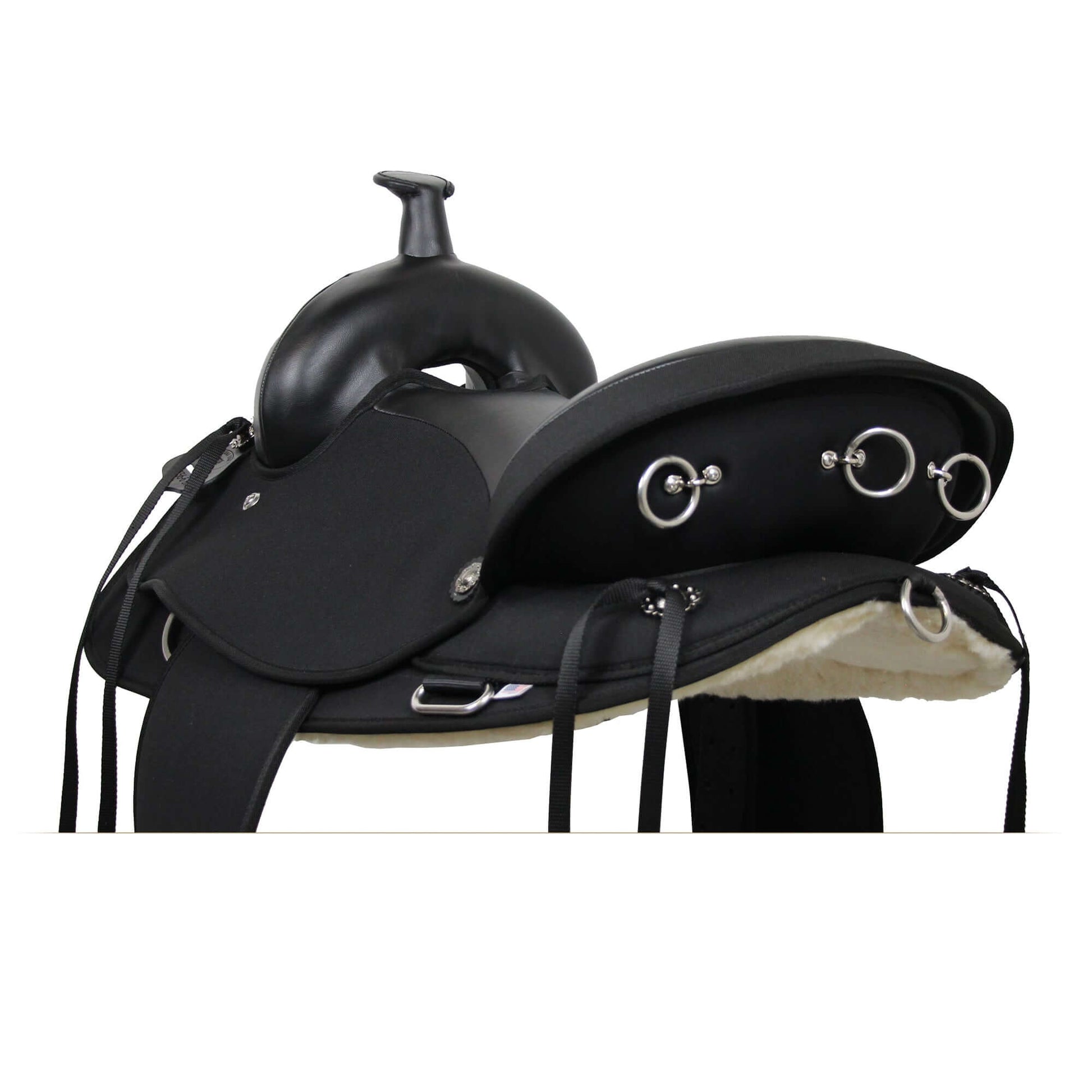 Abetta Trail Finder - FQH Bars - back angle view - SKU 20556-5BK, SKU 20556-6BK, SKU 20556-7BK