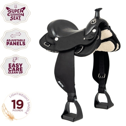 Abetta Adjustable Panels Saddle