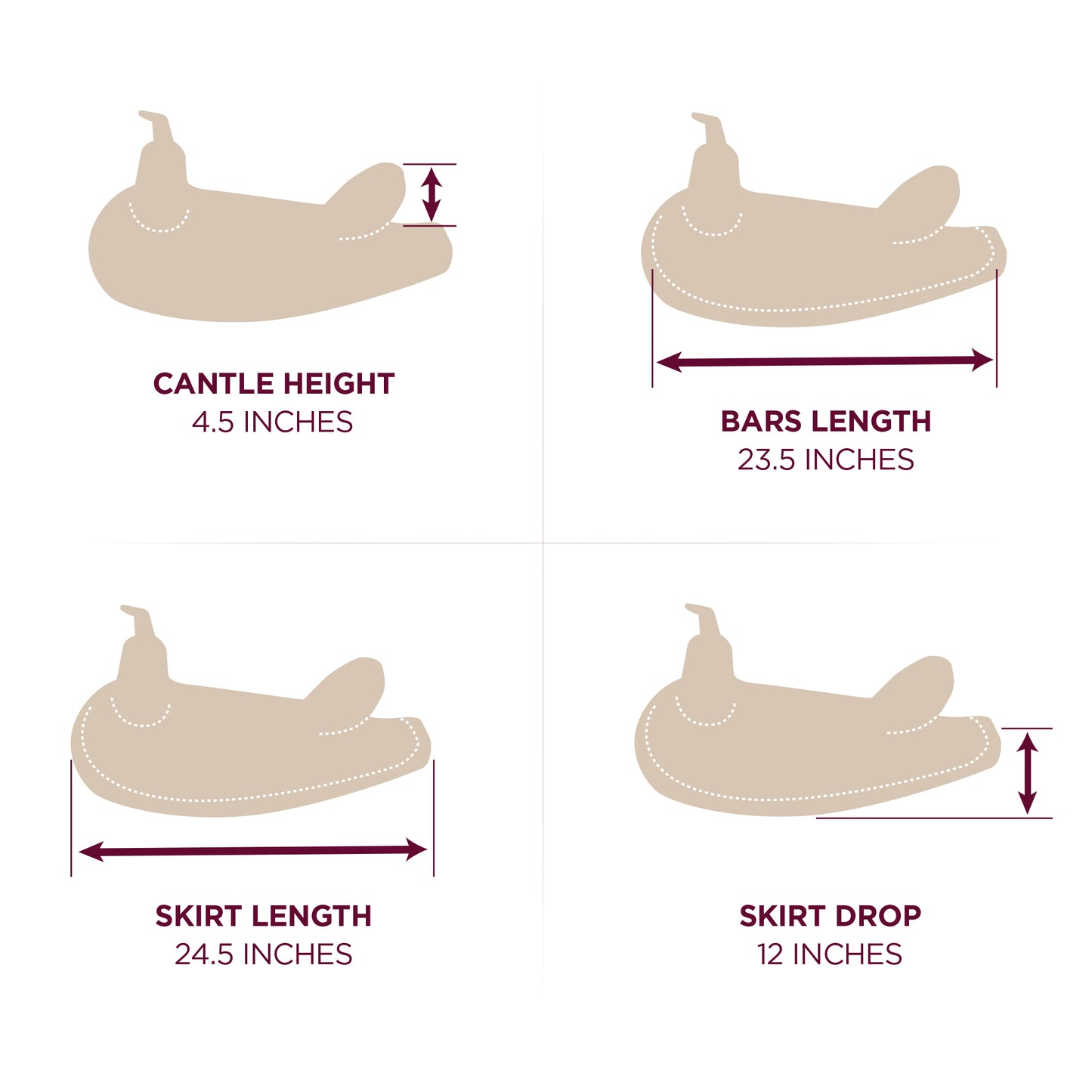 Abetta Gaited Trail Rider Saddle