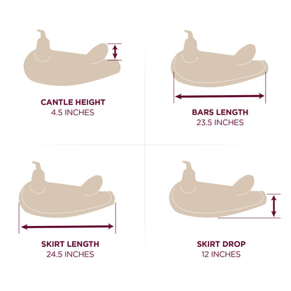 Abetta Gaited Trail Rider Saddle