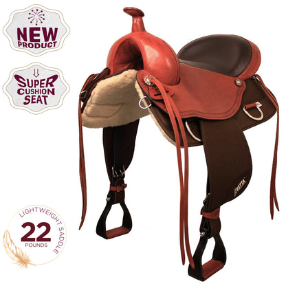 Abetta Crossover Trail Saddle - FQH Bars
