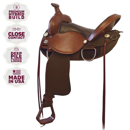 Fabtron Mule / Donkey Work & Trail Saddle - key features - SKU 7162, SKU 7164, SKU 7166