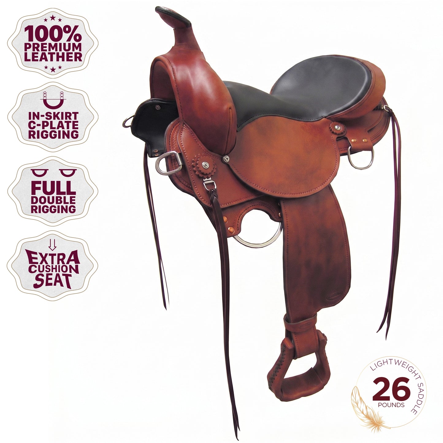 Fabtron Gaited Cross Trail Saddle