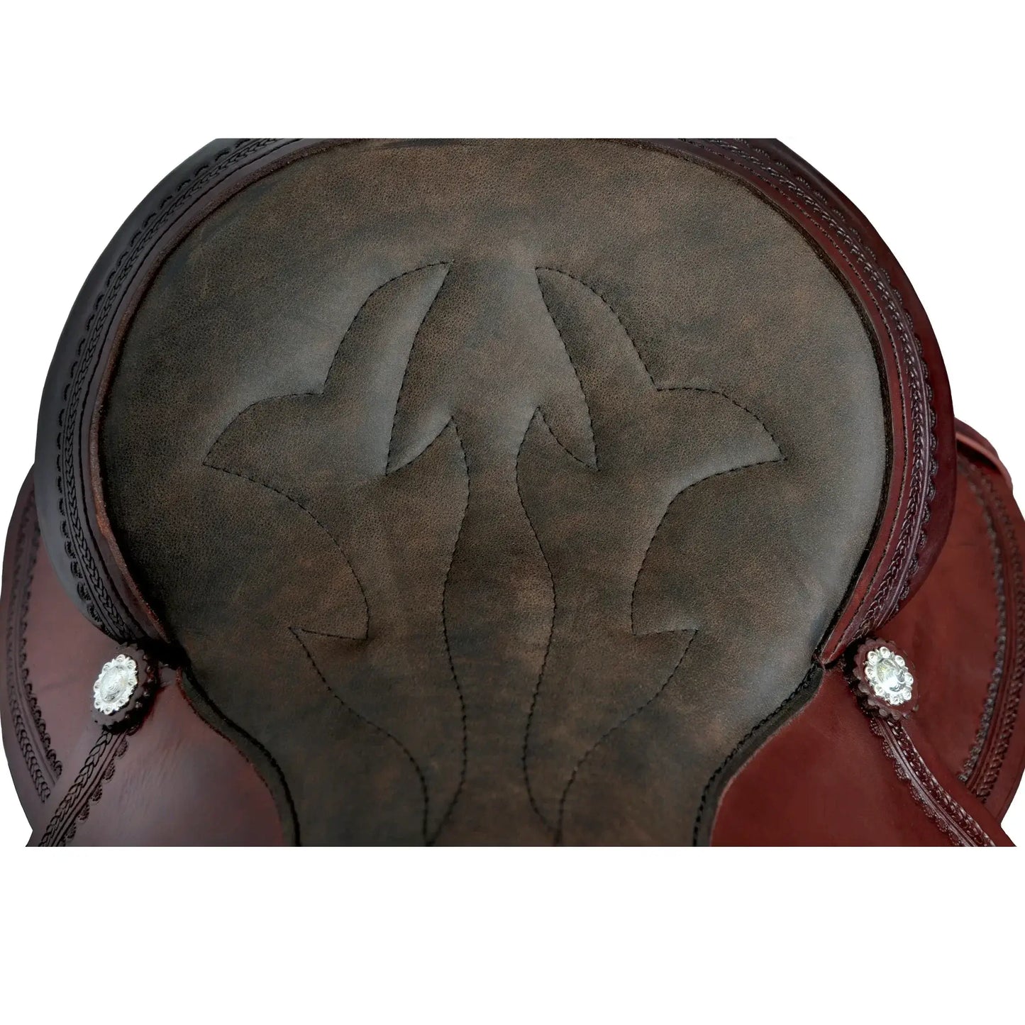 Fabtron Supreme Lady Trail Saddle - seat close up - SKU 7952, SKU 7954, SKU 7956