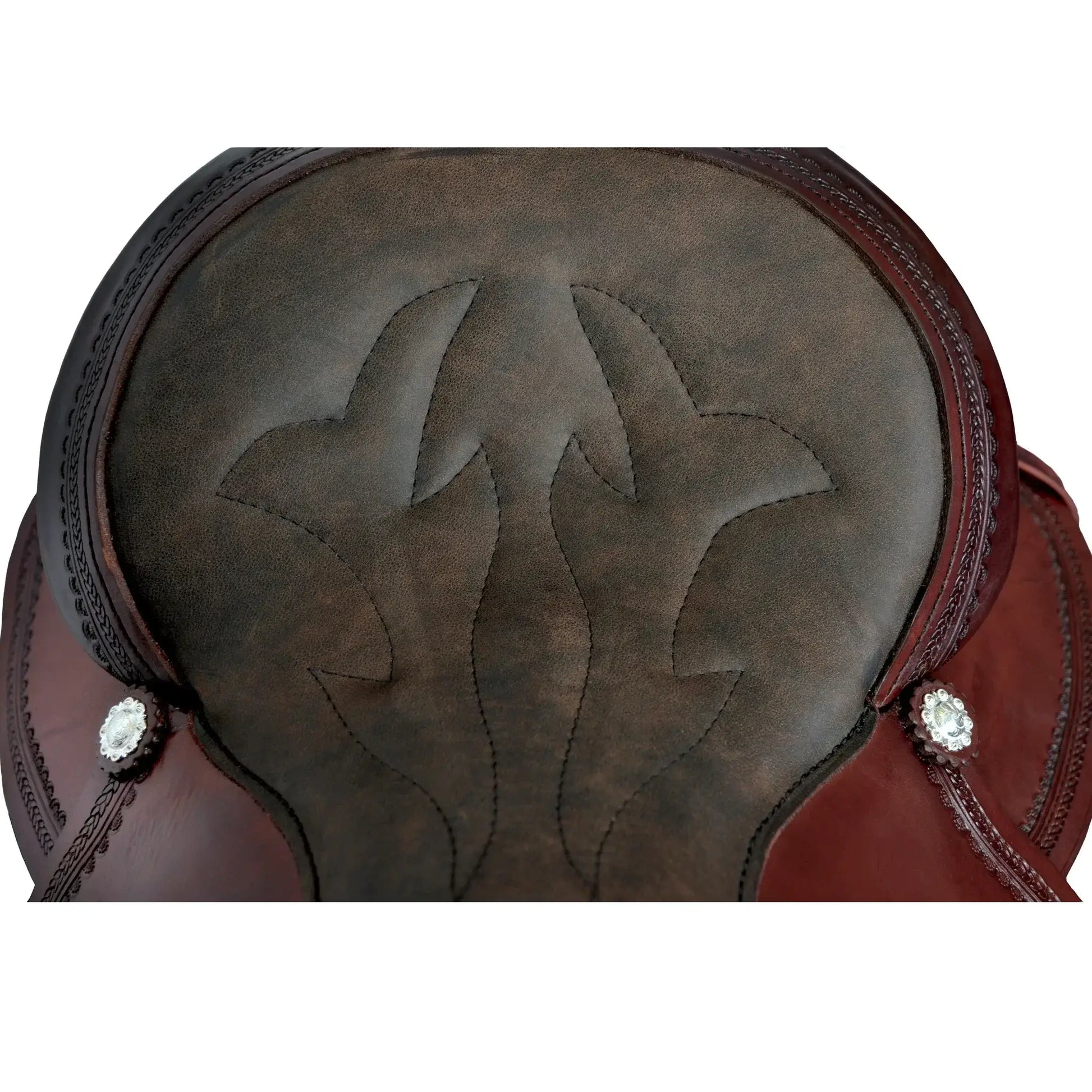 Fabtron Supreme Lady Trail Saddle - seat close up - SKU 7952, SKU 7954, SKU 7956