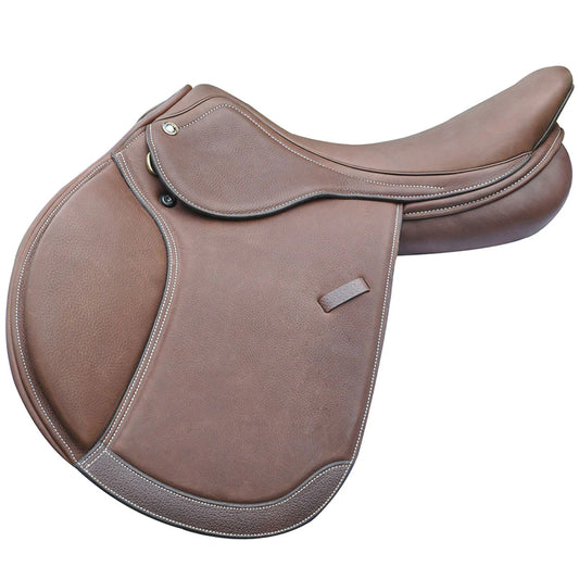 Pro‑Trainer Gold Deluxe Forward Flap Oak Calfskin IGS Saddle